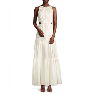 Anthropologie Significant Other Poppy  Cut-Out Maxi Length Dress Size M (US 6)
